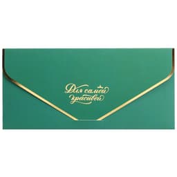 Конверт для денег «Для самой красивой!», софт тач, пионы, тиснение, 19×9 см, Принцессы