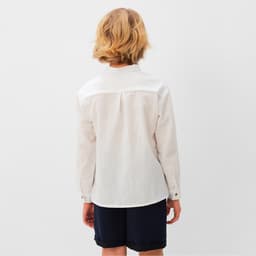 Рубашка для мальчика MINAKU, белая, размер 36 (140-146 см)