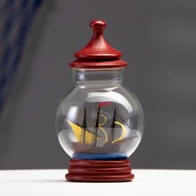 Корабль в бутылке «Лампа», фигурка, 14×8 см