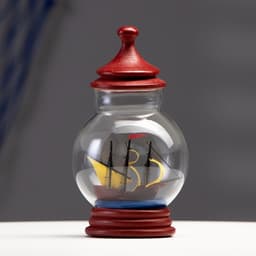 Корабль в бутылке «Лампа», фигурка, 14×8 см