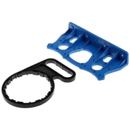 Корпус для фильтра ZEIN, 10SL, 1/2", двойной, для холодной воды, ключ, крепление, прозрачный