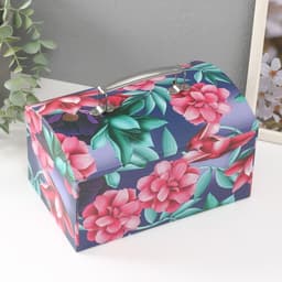 Набор шкатулок для украшений «Сундук. Волшебные цветы», картон, 3 шт.