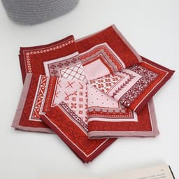 Платок носовой мужской, 28×28 см, набор 6 шт., ситец 100 г/м, хлопок 100%, МИКС