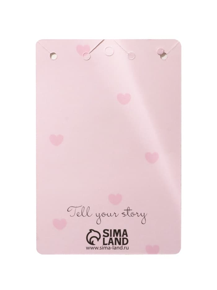 Кулоны парные на цепочке «Зайцы», бело-розовые в серебре, 40 см