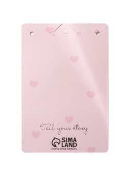 Кулоны парные на цепочке «Зайцы», бело-розовые в серебре, 40 см