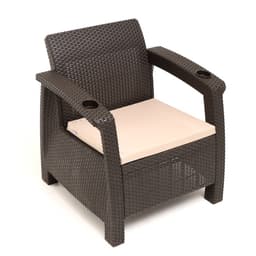 Подушка для садового кресла «Альтернатива», 53.5×49×5 см, оксфорд, бежевая