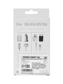 Сетевое зарядное устройство GQ-2, USB, 1 А, белое