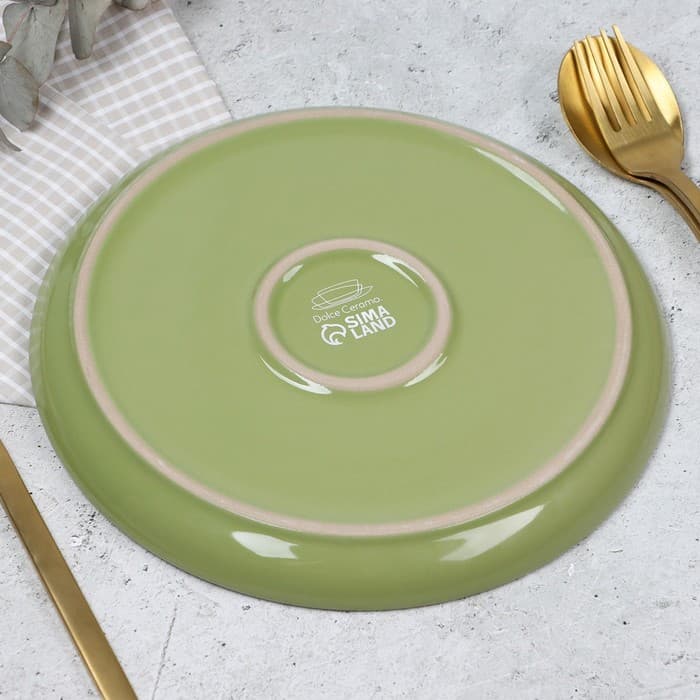 Тарелка керамическая «Олива», 19.6 см, Dolce Ceramo