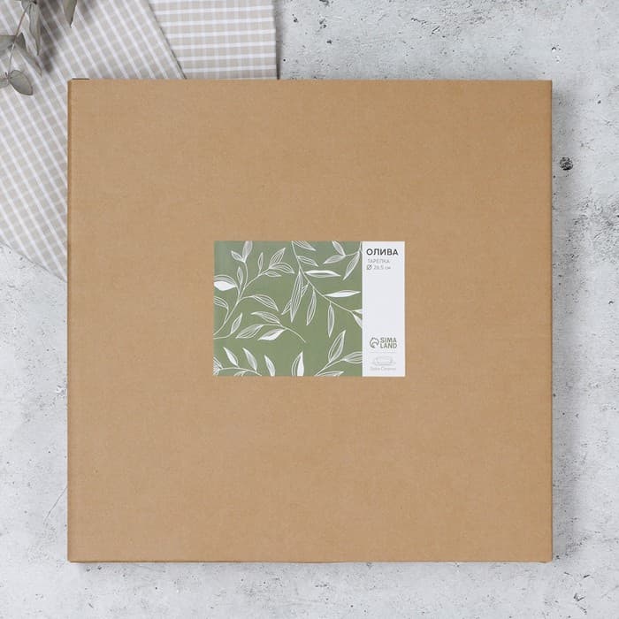 Тарелка керамическая «Олива», 26.5 см, Dolce Ceramo