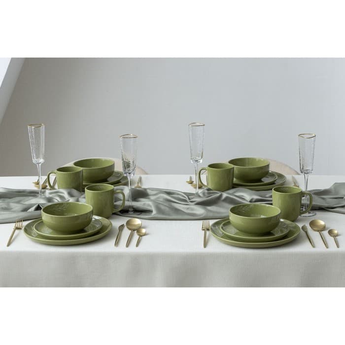 Тарелка суповая керамическая «Олива», 15.5×6.5 см, 800 мл