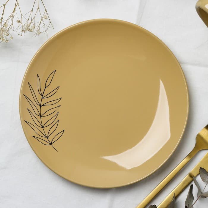 Тарелка керамическая «Стиль», 21 см, Dolce Ceramo