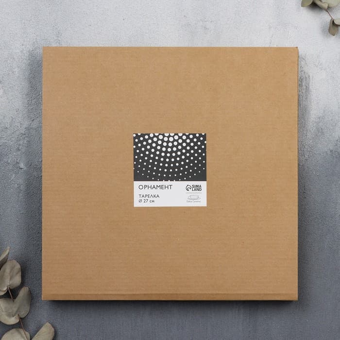 Тарелка керамическая «Орнамент», 27 см, Dolce Ceramo