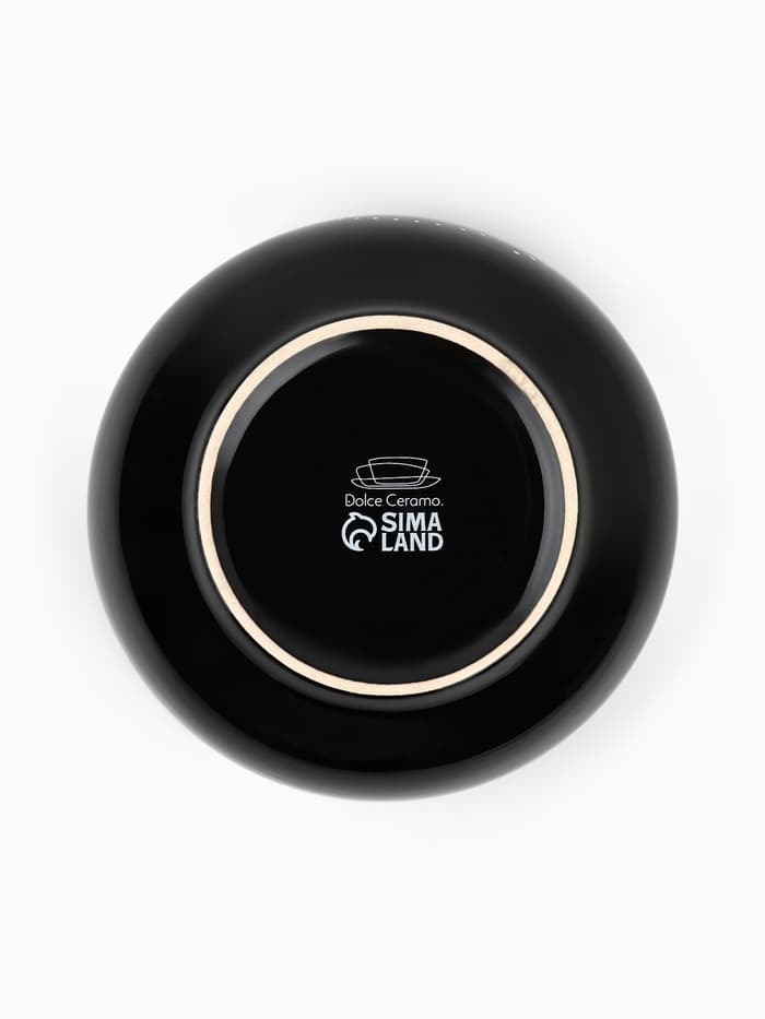 Глубокая тарелка керамическая «Орнамент», 15.5×6.5 см, 550 мл