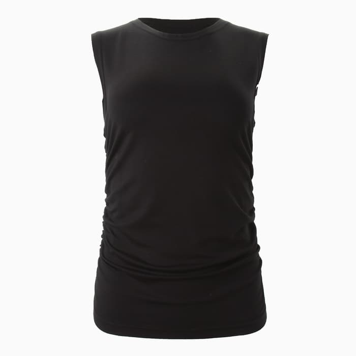 Майка женская MINAKU: Basic line, размер 46, чёрная