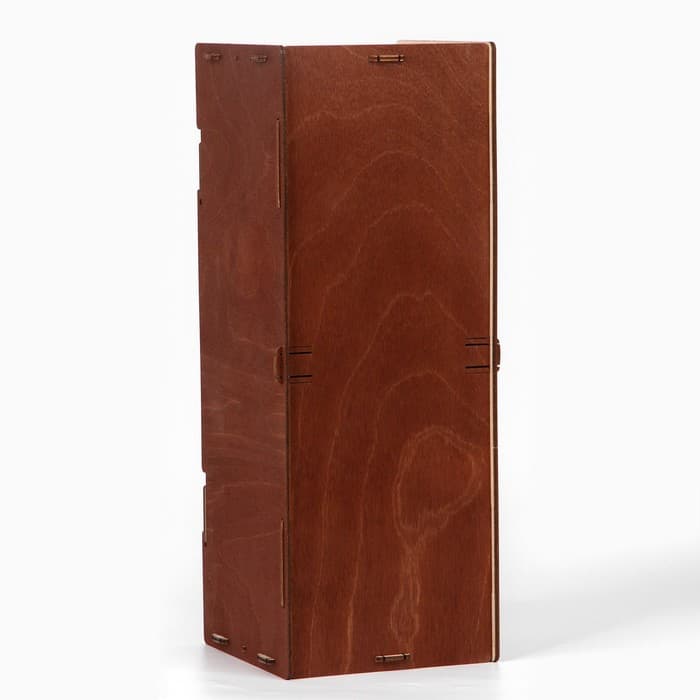 Подарочная упаковка для бутылки вина «Здесь больше философии», 34×13×13 см