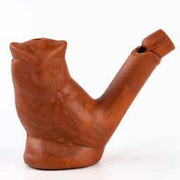 Свистулька керамическая «Сова», для росписи 2.9×7×5 см