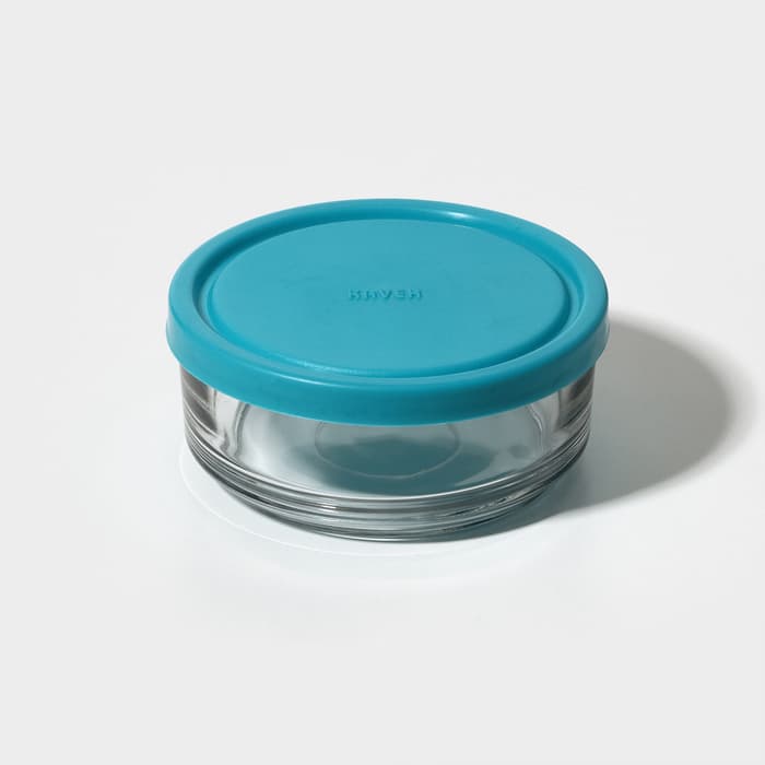 Контейнер для хранения продуктов ABAN, 400 мл, стекло, МИКС