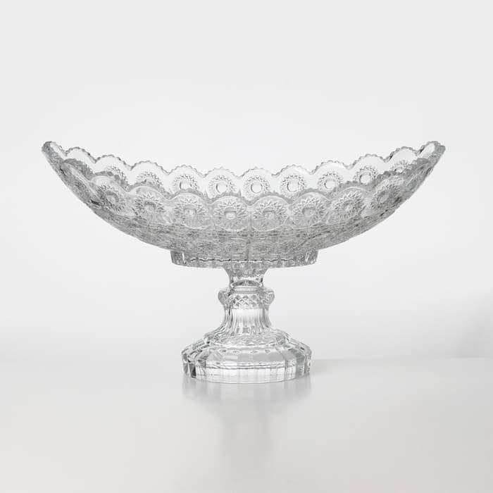 Ваза для фруктов MEY-JI, 36×23 см, стекло, прозрачное