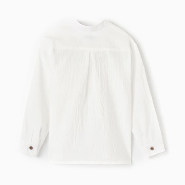 Рубашка для мальчика MINAKU, белая, размер 26 (86-92 см)