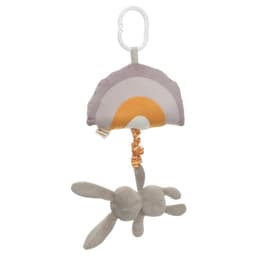 Подвеска музыкальная на кроватку/коляску Крошка Я «Зайка Бонни», с пищалкой, от 3 мес.