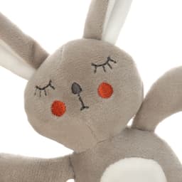 Подвеска музыкальная на кроватку/коляску Крошка Я «Зайка Бонни», с пищалкой, от 3 мес.