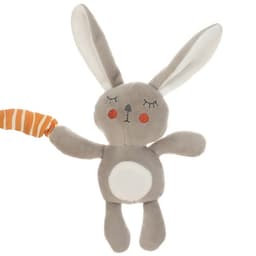 Подвеска музыкальная на кроватку/коляску Крошка Я «Зайка Бонни», с пищалкой, от 3 мес.