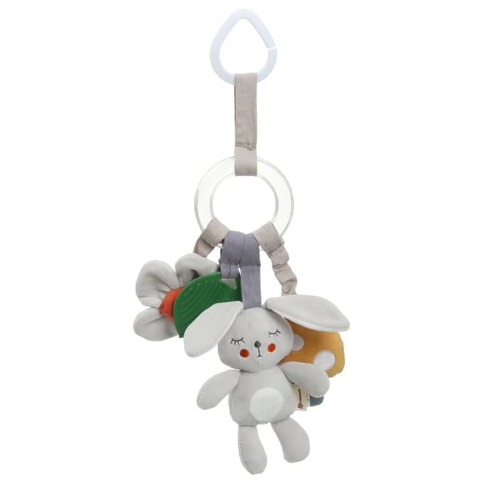Подвеска - погремушка Крошка Я «Зайка Бонни», прорез, пищалка, шуршалка, на кроватку, коляску