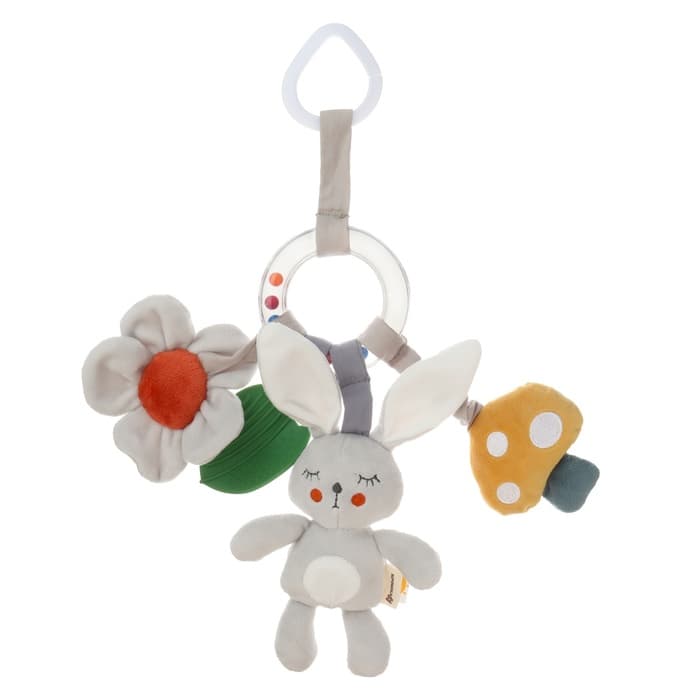 Подвеска - погремушка Крошка Я «Зайка Бонни», прорез, пищалка, шуршалка, на кроватку, коляску