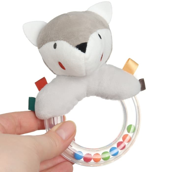 Погремушка Крошка Я «Волчонок Тиша», от 3 мес.