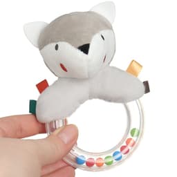 Погремушка Крошка Я «Волчонок Тиша», от 3 мес.