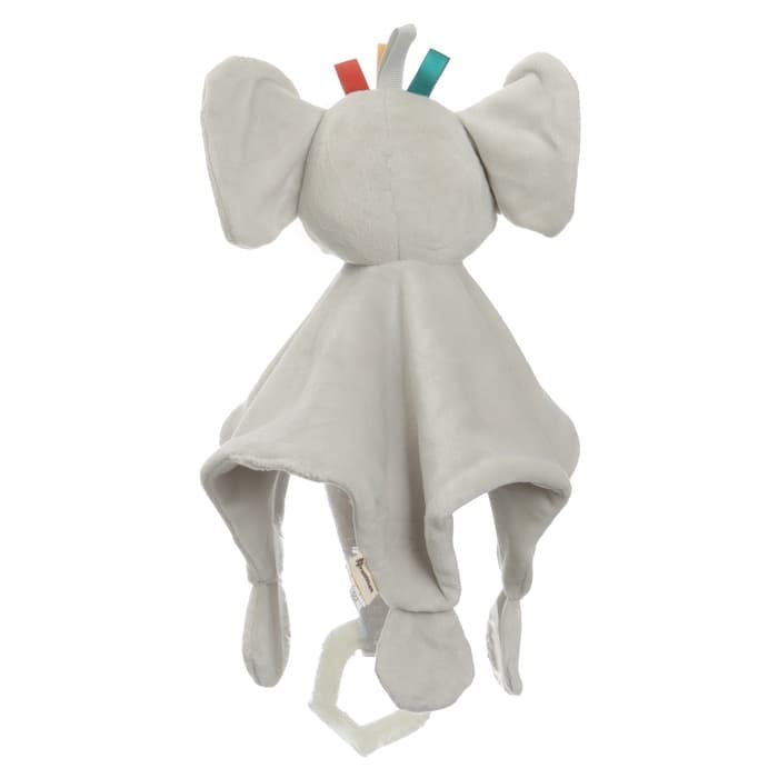Комфортер - игрушка для сна новорожденных Крошка Я «Слоник Эли», погремушка, прорезыватель, серый