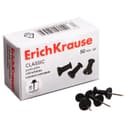 Кнопки силовые ErichKrause «Classic», 50 штук, черные, в коробке