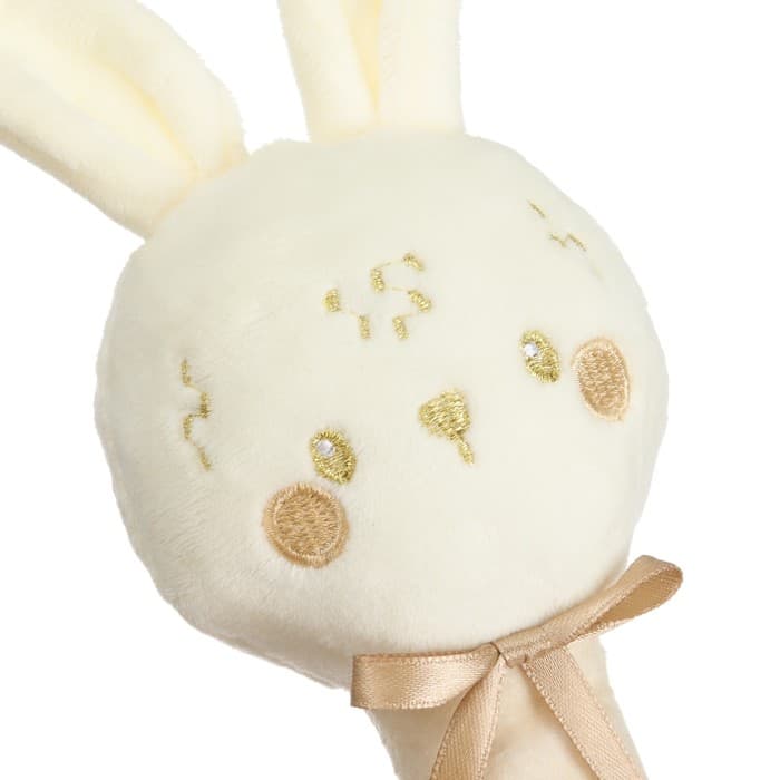 Игрушка - пищалка M&B «Новогодний зайка», бежевый