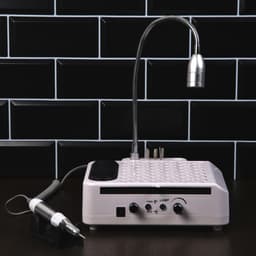 Аппарат для маникюра и педикюра Windigo LMH-04, 80 Вт, 35000 об/мин, с лампой и пылесосом, белый