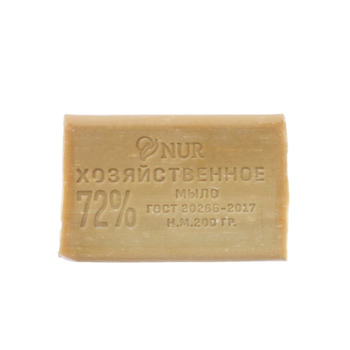 Мыло пятновыводитель хозяйственное 72 % NATURIANA в цветной обертке, 180 г