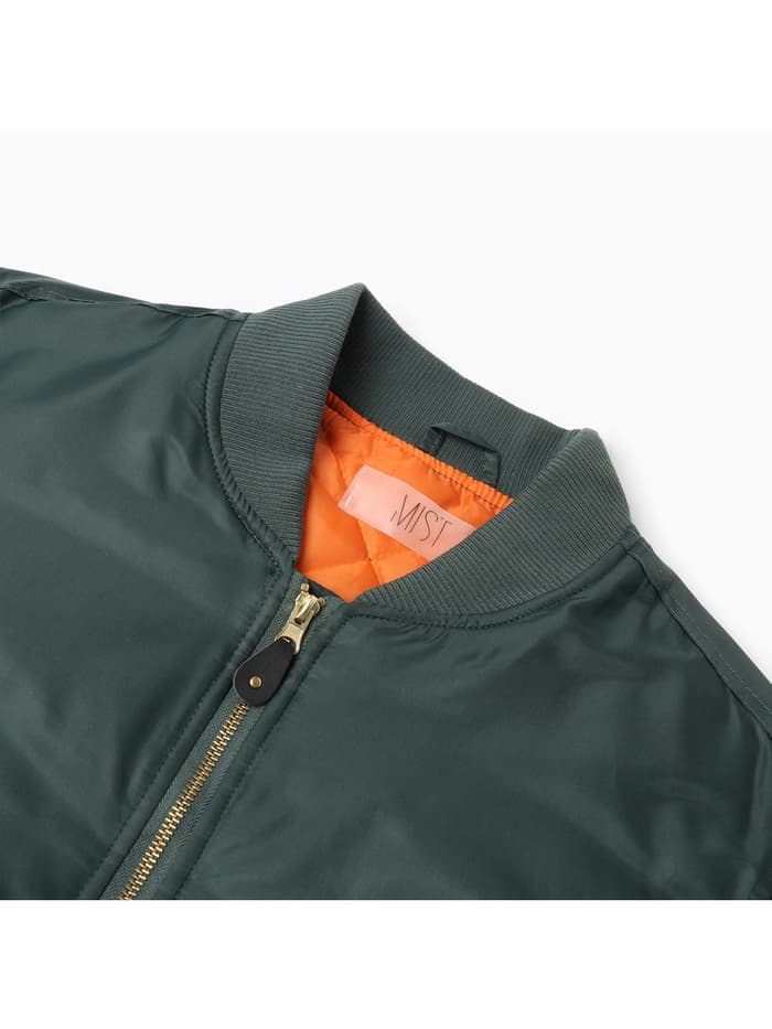 Бомбер мужской на молнии MIST, размер 48, хаки