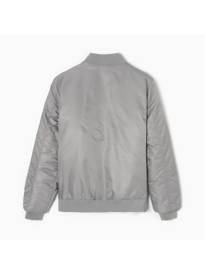 Бомбер мужской на молнии MIST, размер 48, серый
