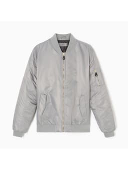 Бомбер мужской на молнии MIST, размер 54, серый