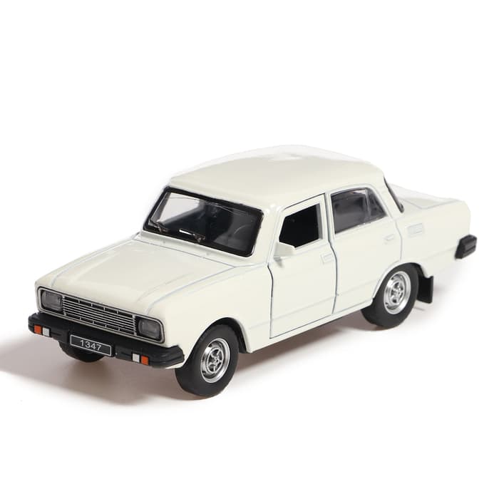 Машина металлическая «Москвич — 2140sl», инерция, 12.5 см, белый