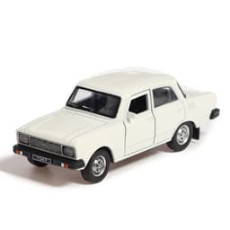 Машина металлическая «Москвич — 2140sl», инерция, 12.5 см, белый
