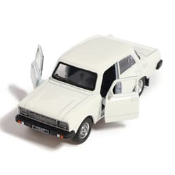 Машина металлическая «Москвич — 2140sl», инерция, 12.5 см, белый