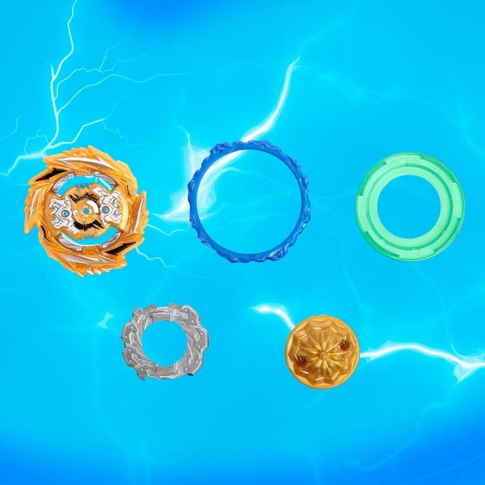 Волчки «Битва», набор 2 шт., с устройством запуска и ареной, цвет МИКС