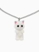 Кулон детский «Выбражулька. Котёнок», 40 см, белый в серебре