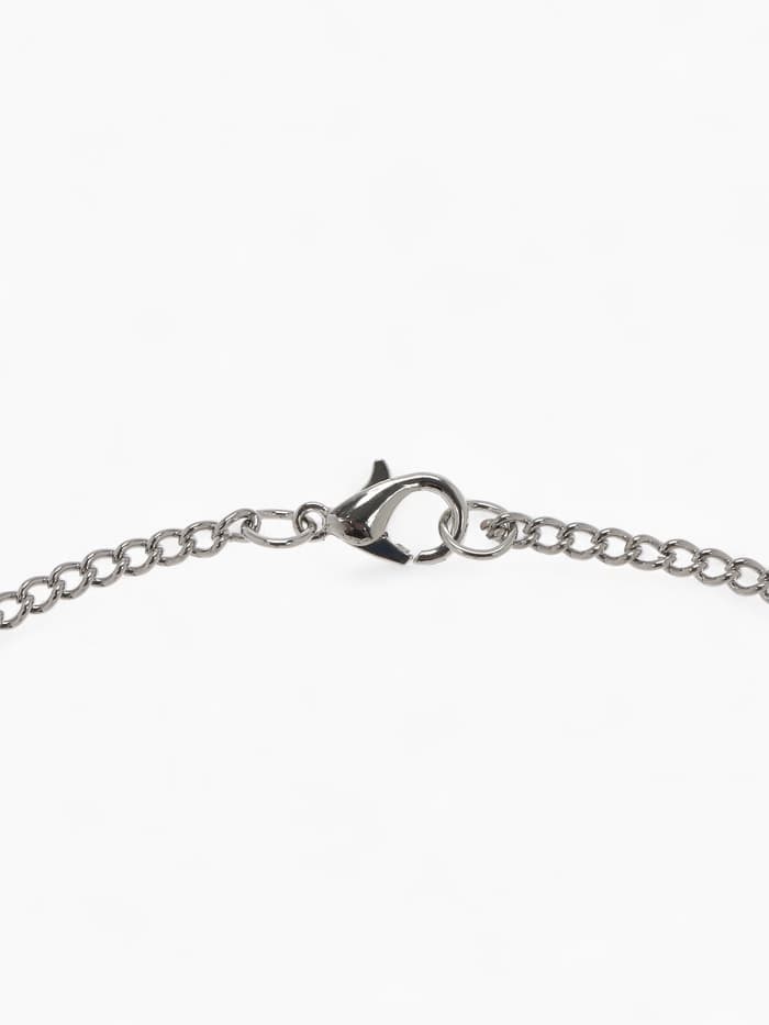 Кулон детский «Выбражулька. Котёнок», 40 см, белый в серебре