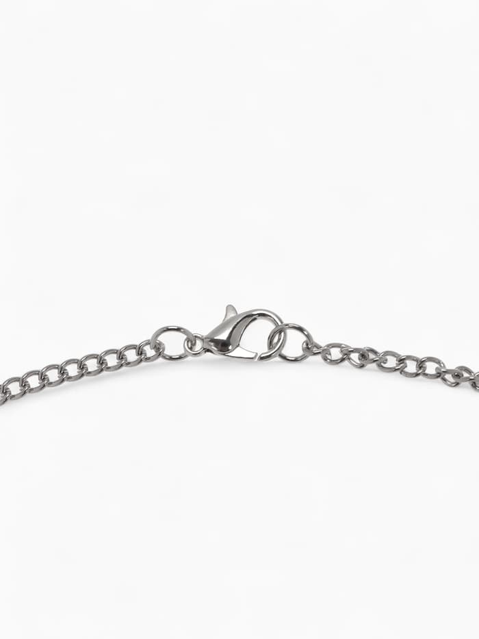 Кулон детский «Выбражулька. Котёнок», 40 см, серый в серебре