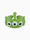 Кольцо «Монстрик», с антенной, зелёное, безразмерное