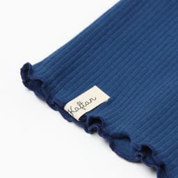 Водолазка для девочки с длинным рукавом KAFTAN: Blueberry, синяя, размер 28 (86-92 см)