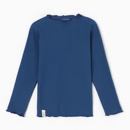 Водолазка для девочки с длинным рукавом KAFTAN: Blueberry, синяя, размер 30 (98-104 см)