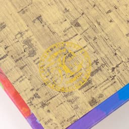 Шкатулка книга - сейф «Портрет девушки. Пятна краски», дерево, искусственная кожа, тиснение, 21×13×5 см