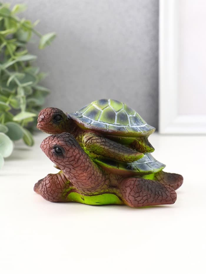 Фигурка полистоун TAKE IT EASY «Черепашки», 11×13×8 см